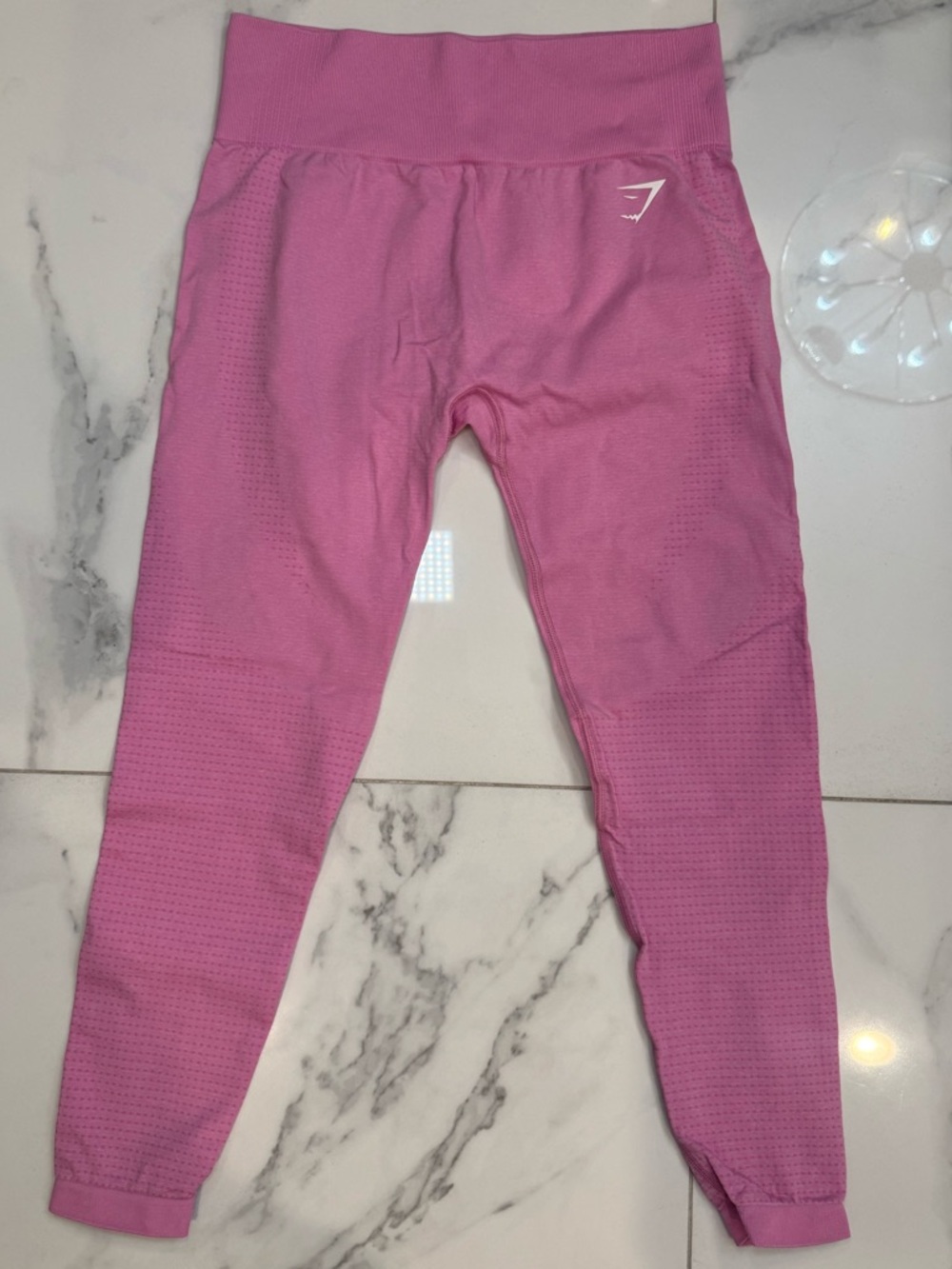 Gymshark Kids Pink Seamless High-Waist Leggings